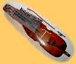 en nyckelharpa i stugan