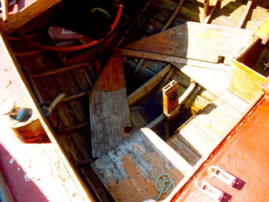 and there wasn't - *above* the floorboards!