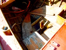 and there wasn't - above the floorboards!