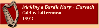 Bardic harp - clarsach